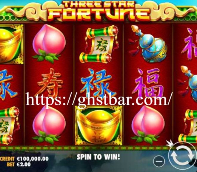 Three Star Fortune: Slot Keberuntungan Tiga Bintang Asia