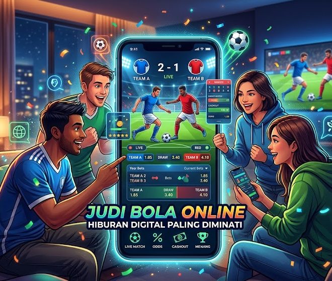 Judi Bola Online sebagai Hiburan Digital yang Paling Diminati